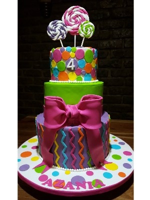 Colourful Lollipop Cake