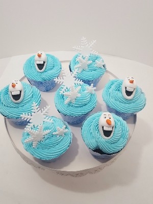 Frozen Dripping  Cupcakes
